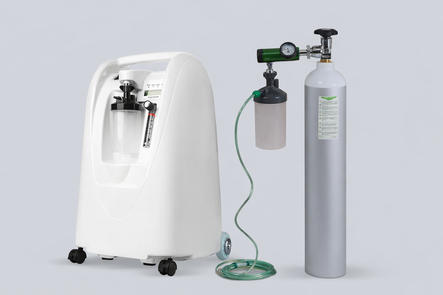 Oxygen Concentrator & Cylinder